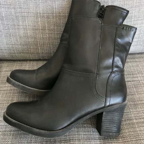 Sorte Esprit damestøvletter / boots til dame, Str.38:)