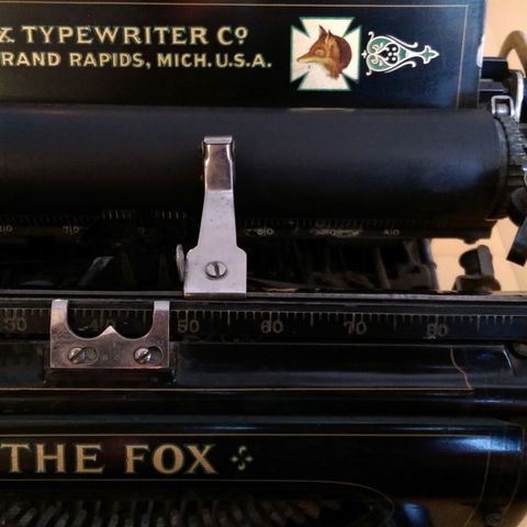 THE FOX no. 24: skrivemaskin fra 1909