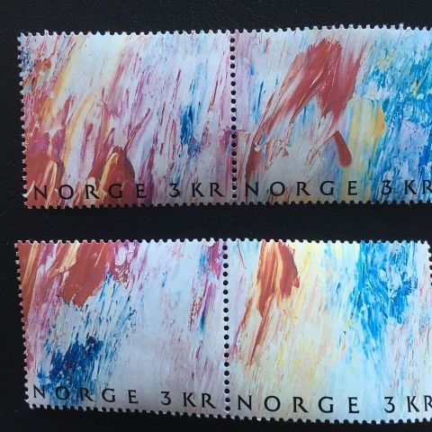 Norge 1989 Norsk malerkunst NK 1072-NK 1075. Postfrisk.