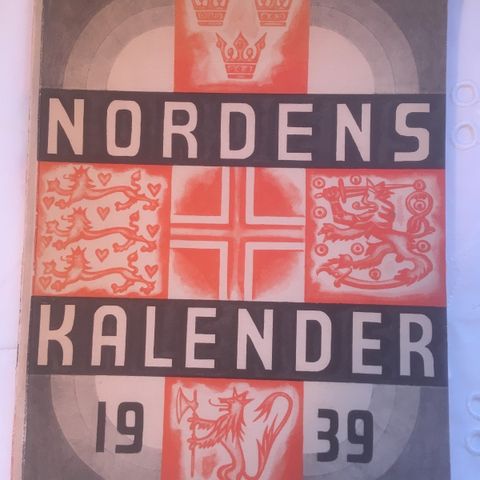 BokFrank: Henry N. Bache m. fl.  (red.); Nordens kalender 1939