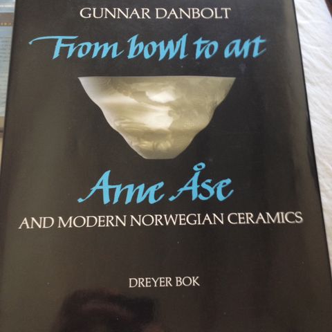 From Bowl to Art om Arne Åse til salgs.