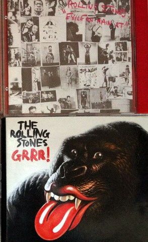 ROLLING STONES CD og DVD.