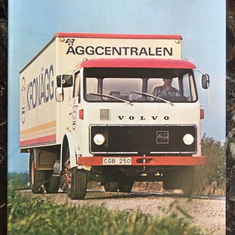 1973 Volvo F 86 FB 86 veteran lastebil brosjyre