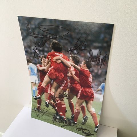 Nottingham Forest - signert fotografi av åtte legender fra 1979 - med COA