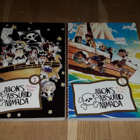 Aron's Absurd Armada manga vol. 2 & 3 selges!!