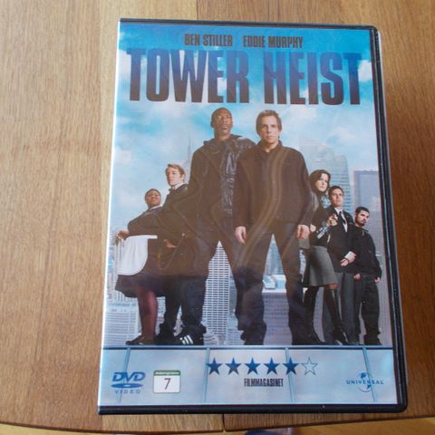 DVD Tower Heist— american heist.    Norske tekster