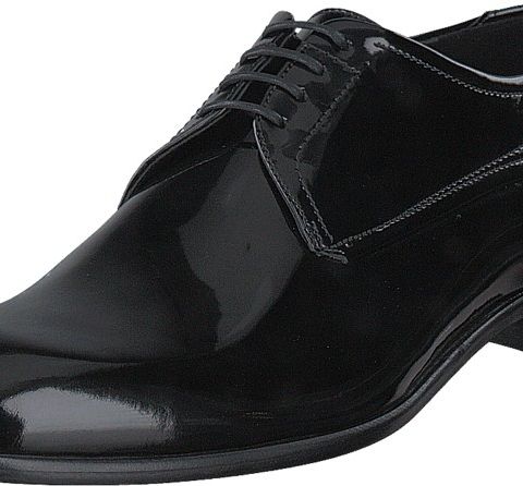 Hugo Boss C-Dresspat Patent Black lakkerte pensko str 7 / 41 - ubrukt!