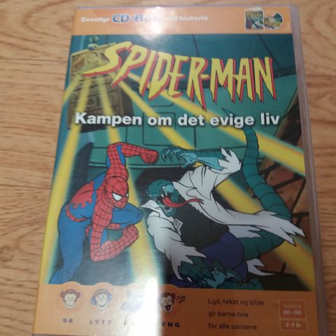 Spiderman cd til salgs med  sang og musikk