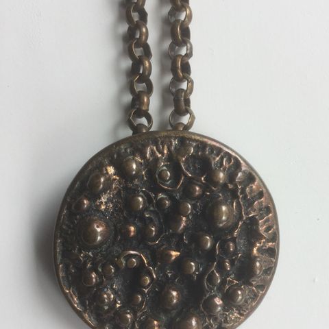 Vintage bronse smykke - design Unn Tangerud (D-A)