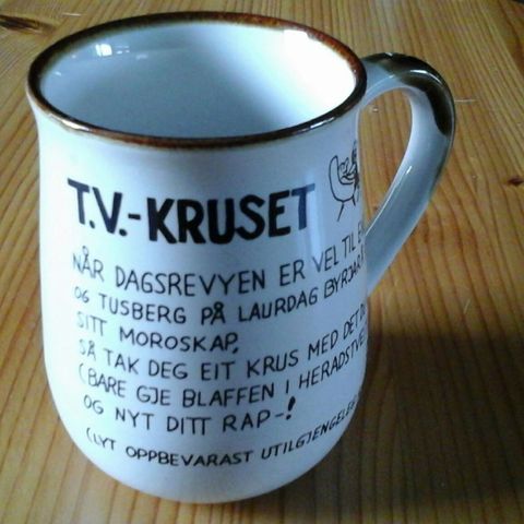 T.V.-KRUSET like fint H ca. 10,5 cm