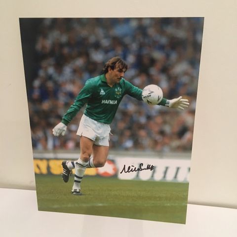 Everton - Neville Southall signert 20x25 cm fotografi med COA