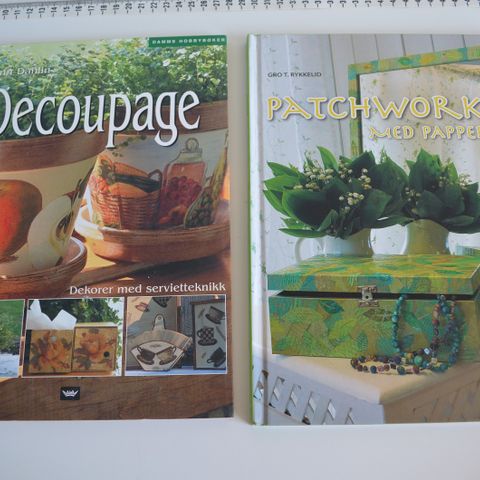 Decoupage "Patchwork med papper"  Gro T. Rykkelid . trn 40