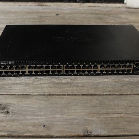 Dell Powerconnect 5548 48x Gb ethernet + 2xSFP+ 10Gb fiber porters switch