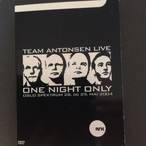 Team Antonsen - One night only DVD