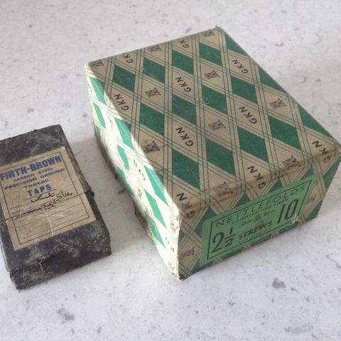 2 Vintage Workshop Tools Boxes