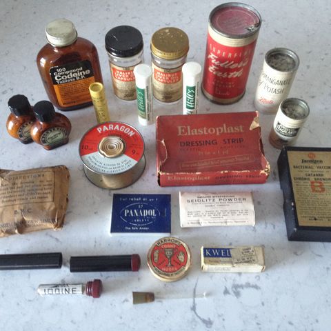Vintage Medical Bottles & Materials
