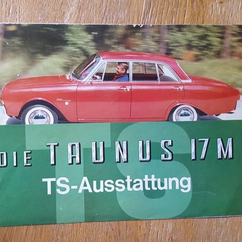 Brosjyre Ford Taunus 17M TS P3