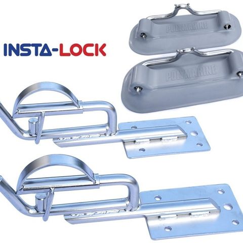 POLYMARINE SNAP DAVITER INSTA-LOCK EX, forlenget 10 cm.