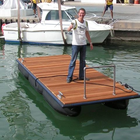 Bygg din egen flytebrygge med FLOFIZ-pontonger *SELVBYGGERBRYGGE*