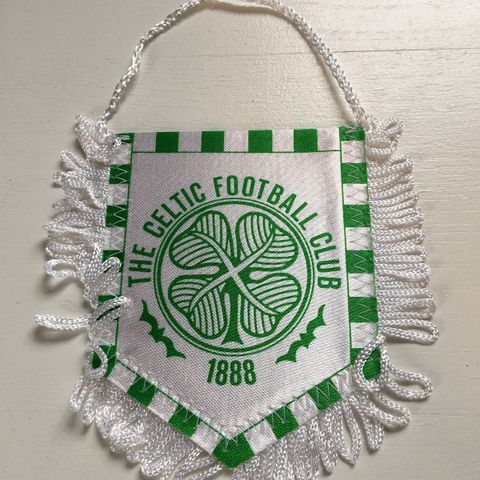 Celtic FC - Dobbeltsidet vintage minivimpel