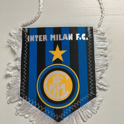 Inter Milano vintage dobbeltsidet minivimpel