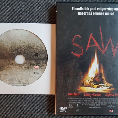 2for1 DVD "SAW Rated" & "SAW 2" 💥 Kjøp 4for100,-