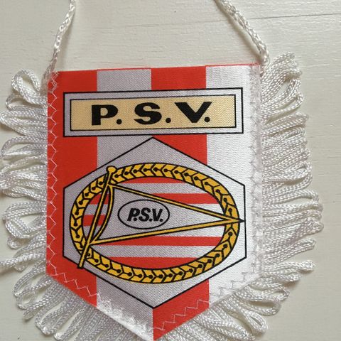 PSV Eindhoven vintage dobbeltsidet minivimpel