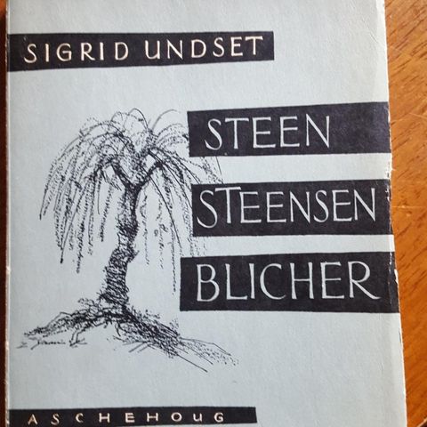 Samleobjekt. Steen Stensen Blicher av Sigrid Undset