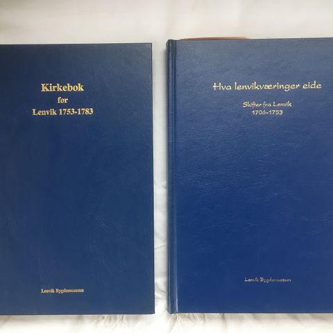 BokFrank: Hva lenvikværinger eide / Kirkebok for Lenvik 1753-1783 (1989)