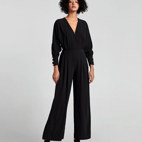 Rålekker sort jumpsuit / drakt / buksedress / julebord