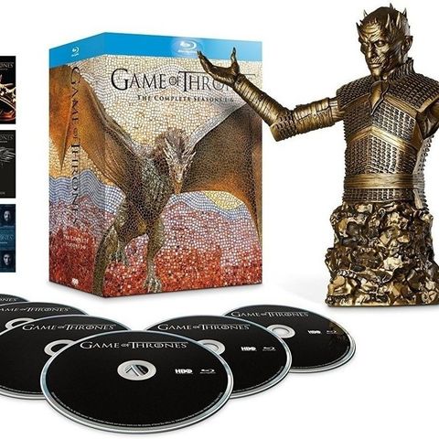 Game Of Thrones sesong 1-6 samleboks med figur (ny i plast)