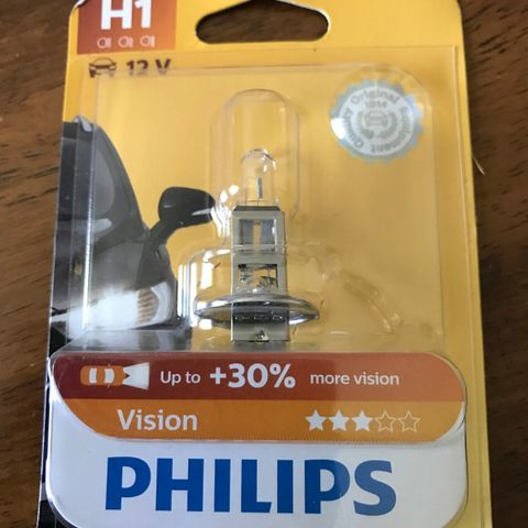 Ny Philips h1  12258prb1 lyspære selges billig.