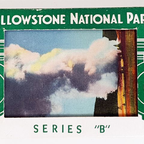 20 Minipostkort fra Yellowstone National Park [fra 50-tallet]