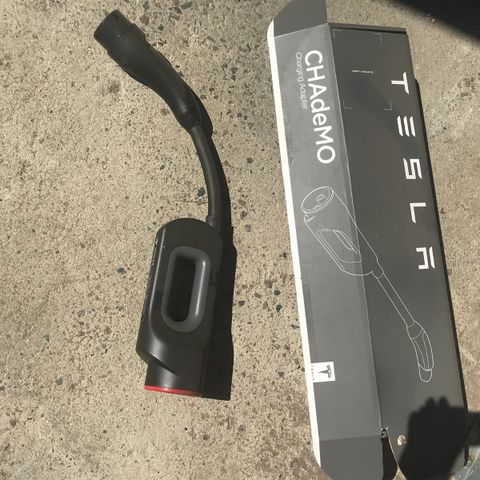 Leie CHAdeMO-adapter, type2 til Tesla S/X. 200kr