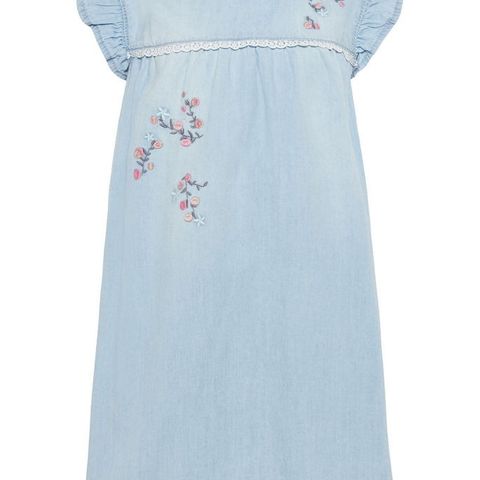 Name it barne blomster kjole DENIM DRESS