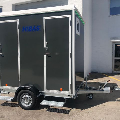 HIBAS Toalett vogn med 2 tanktoaletter VIP til leie