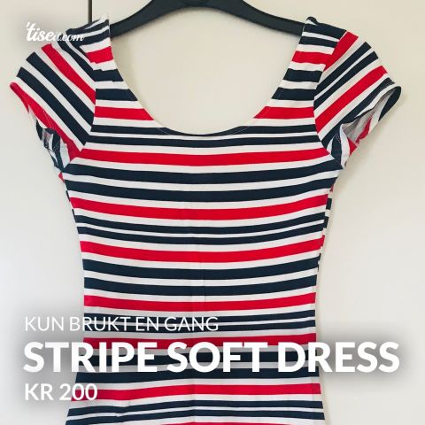 Stripe Soft Kjole