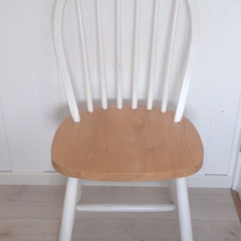 Stoler - Kjøkkenstoler/Spisestoler - 2 stk - hvite - Høyde: 83 cm