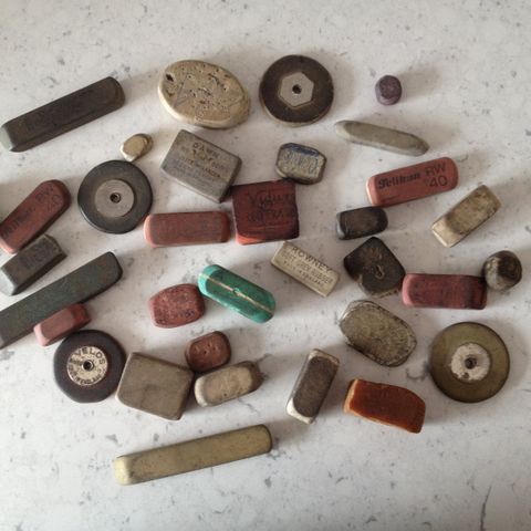 Vintage 1950s-60s Pencil Eraser (Rubber) Collection