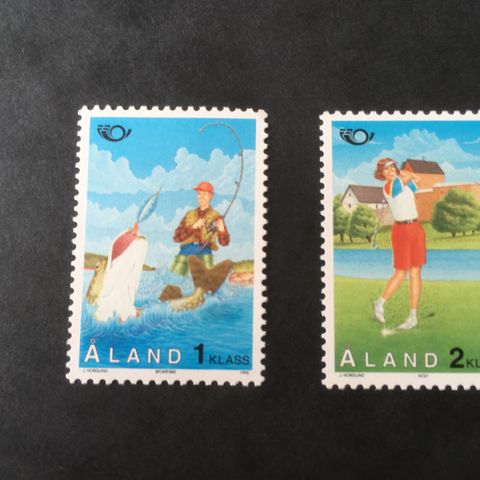 Åland  1995 Nordenfrimerker  Turistaktiviteter  AFA  102 - 103  Postfrisk