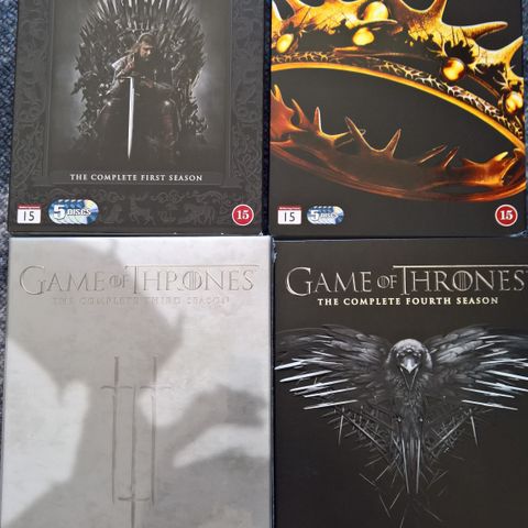 Game of thrones sesong 1 til 3