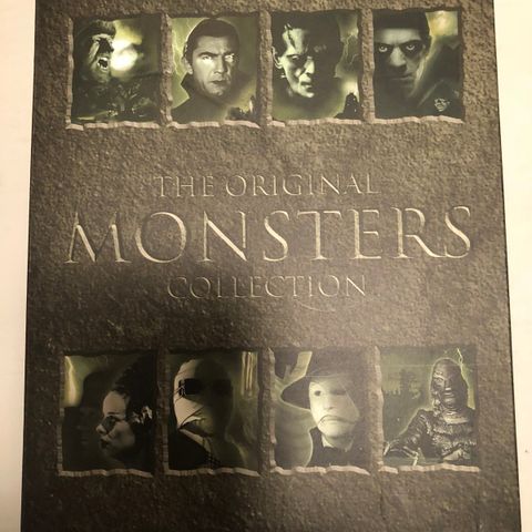 Samleobjekt Ubrukte Dvd samling the Original Monsters Collection