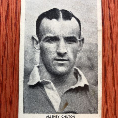 Manchester United Chilton A&BC 1954 sjeldent Engelsk fotballkort / all sport