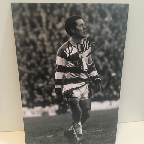 Queens Park Rangers - Les Allen autentisk signert A4-fotografi med COA