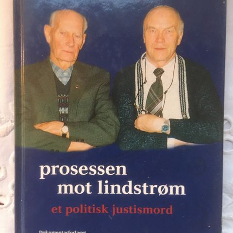 BokFrank: Hjalmar Markussen; Prosessen mot Lindstrøm (2000) Signert bok