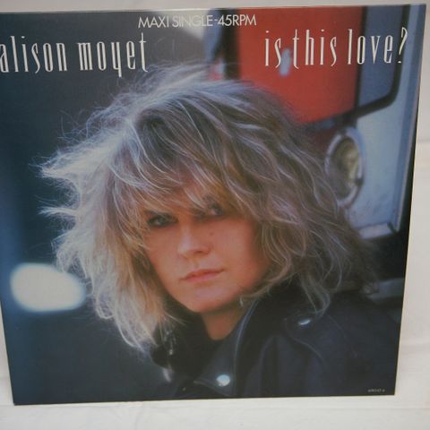 Alison Moyet - Is This Love. 12"  - maxi single.