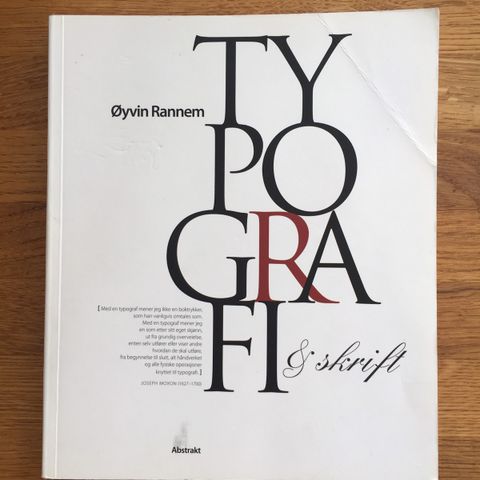 Typografi og skrift, Øyvin Rannem