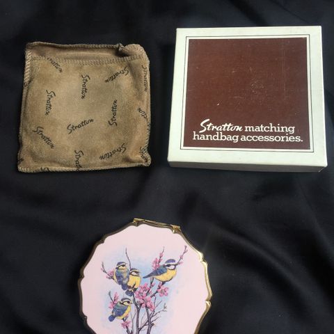 Vintage pudderkompakt/speil fra Stratton