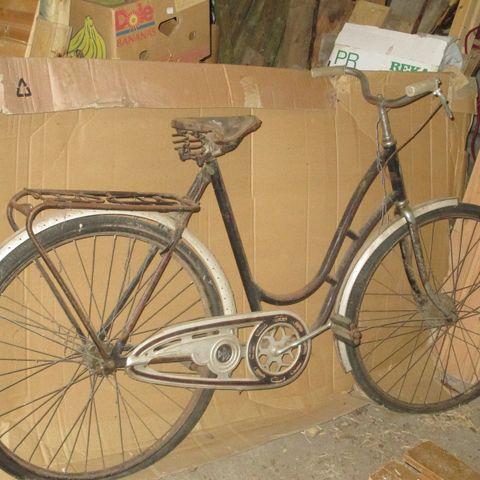 DBS sykkel, gammel veteran fra 30 årene