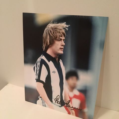 West Bromwich Albion - Peter Barnes autentisk signert 20x25 cm fotografi